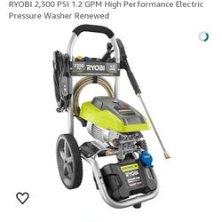 Ryobi Pressure Washer 