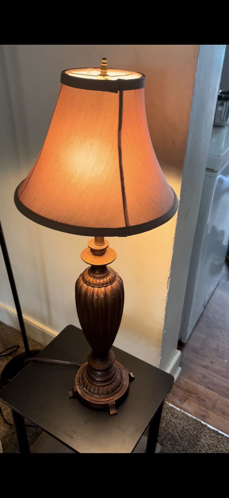 End Table And Lamp