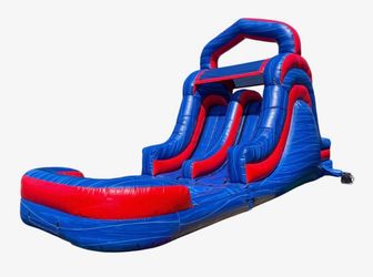Double water slide