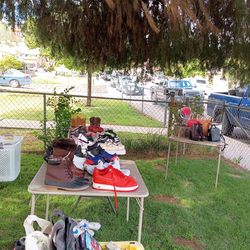 Rainy day yard sale
