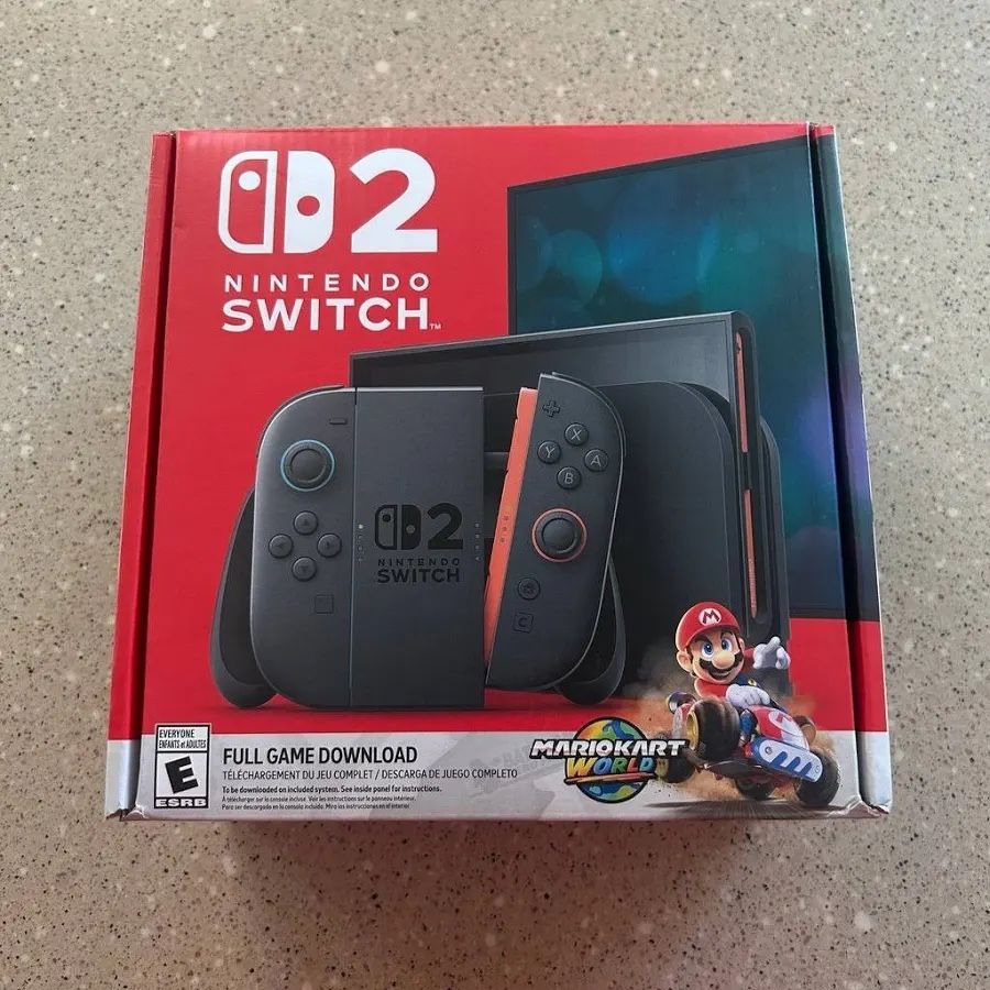 Brand New In Box Nintendo Switch 2 Mario Kart Edition 