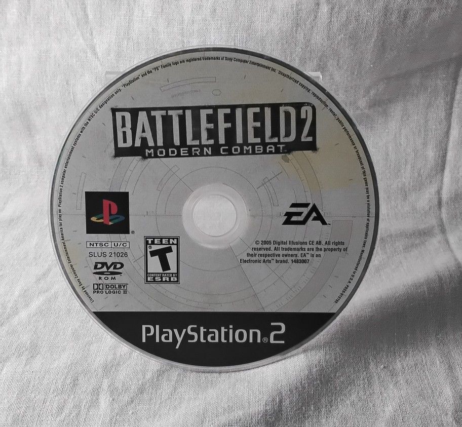 Battlefield 2 Modern Combat PS2 (Disc Only, 2005)