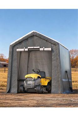 #P2 Heavy-Duty Portable Storage Shed 7x10