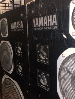 Pair of Vintage Yamaha NS-1000 Monitor Speakers – Legendary 3-Way Speakers