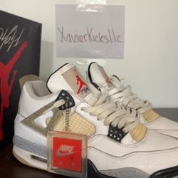 Jordan 4 White Cement 2016 Pair 10.5