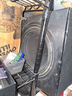 12"Alpine subwoofer with box