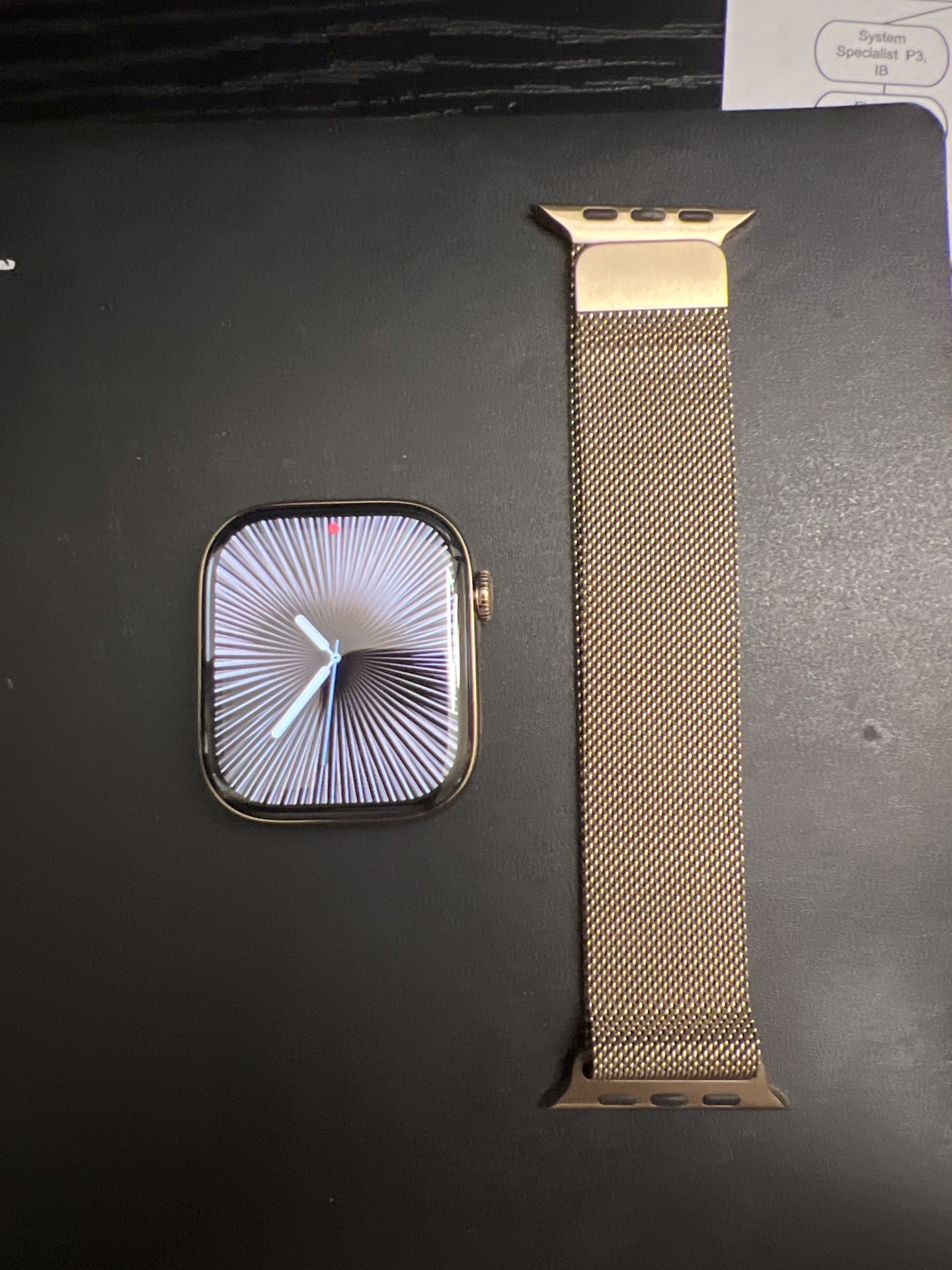 Apple Watch Series 10 gold Titanium 46mm