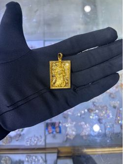 24k Gold Samurai pendant