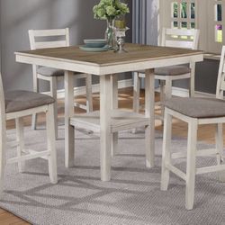 Brand New Dinning 5 PCs Height Table Set