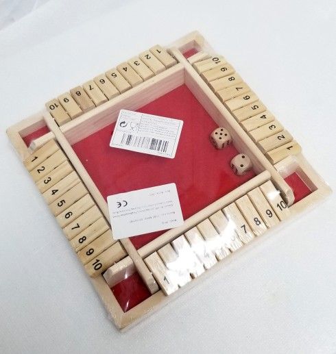 Shut The Box Dice Game 