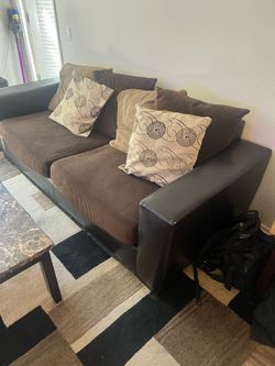 Sofas, bed, dinning table