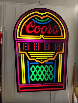 Vintage Coors light jukebox light