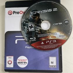 Crysis 2 Greatest Hits Disk PS3 PlayStation 3