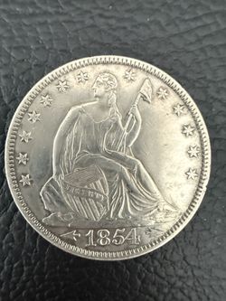 1854 Sitting Liberty Silver Half Dollar
