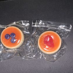Soft Blueberry And Strawberry Soufflé Sticky Taba Squishy