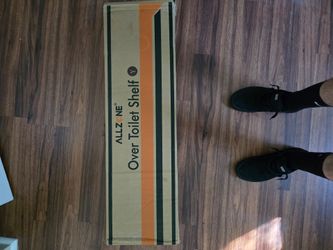 Over the toilet shelves