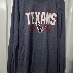 Houston Texans Large NFL team apparel longsleeve shirt
