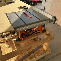Ridgid 10 Inch Blade Table Saw