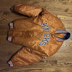 Vintage New York Knicks Bomber Jacket Starter Brand RARE