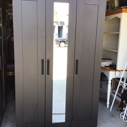 Large Black mirrored storage
