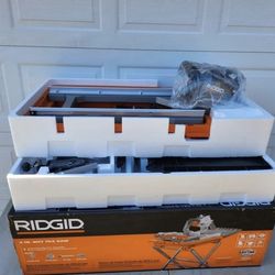 Ridgid R4041S 8-in Wet Tile Saw with Folding Stand -BRAND NEW