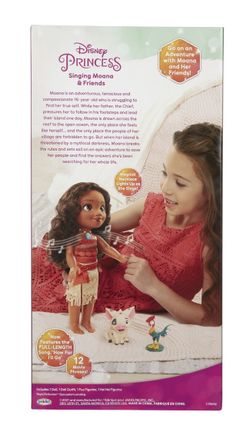 Disney Princess Moana 14 Inch Singing Doll Includes Animal