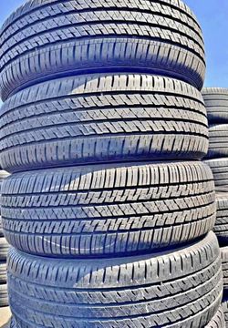 235 60 18 Bridgestone Tires Con 80% de Vida Las 4