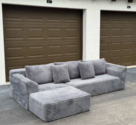 Sofa/Couch Sectional - Microfiber - Delivery Available 🚛