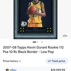 KD ROOKIE CARD RARE!!