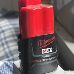 Milwaukee M12 REDLITHIUM CP1.5 battery pack