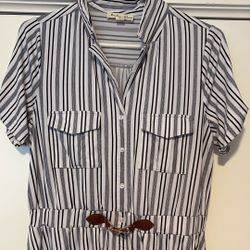 Stripped Womens Dress