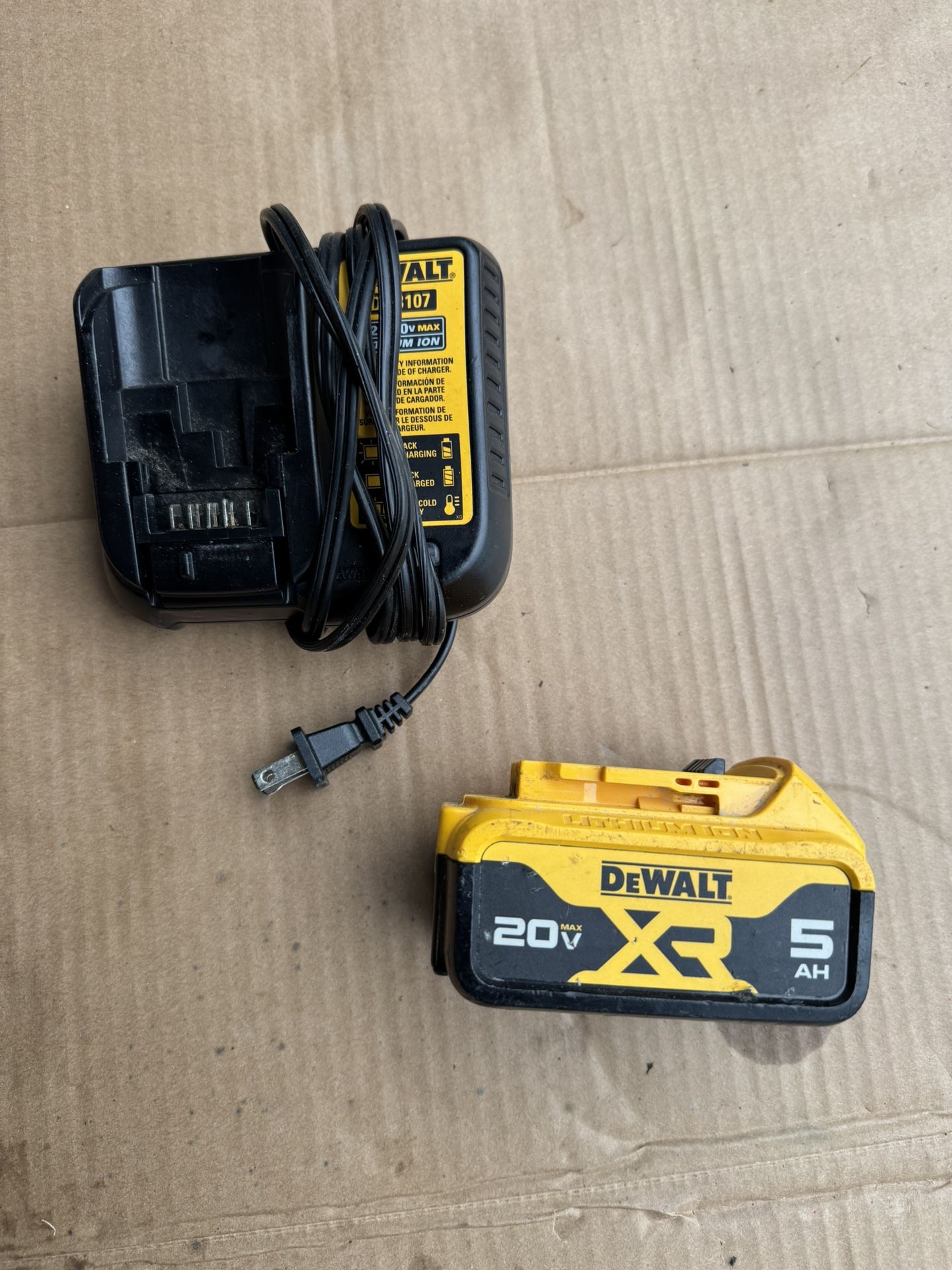 DeWalt Battery And Charger 