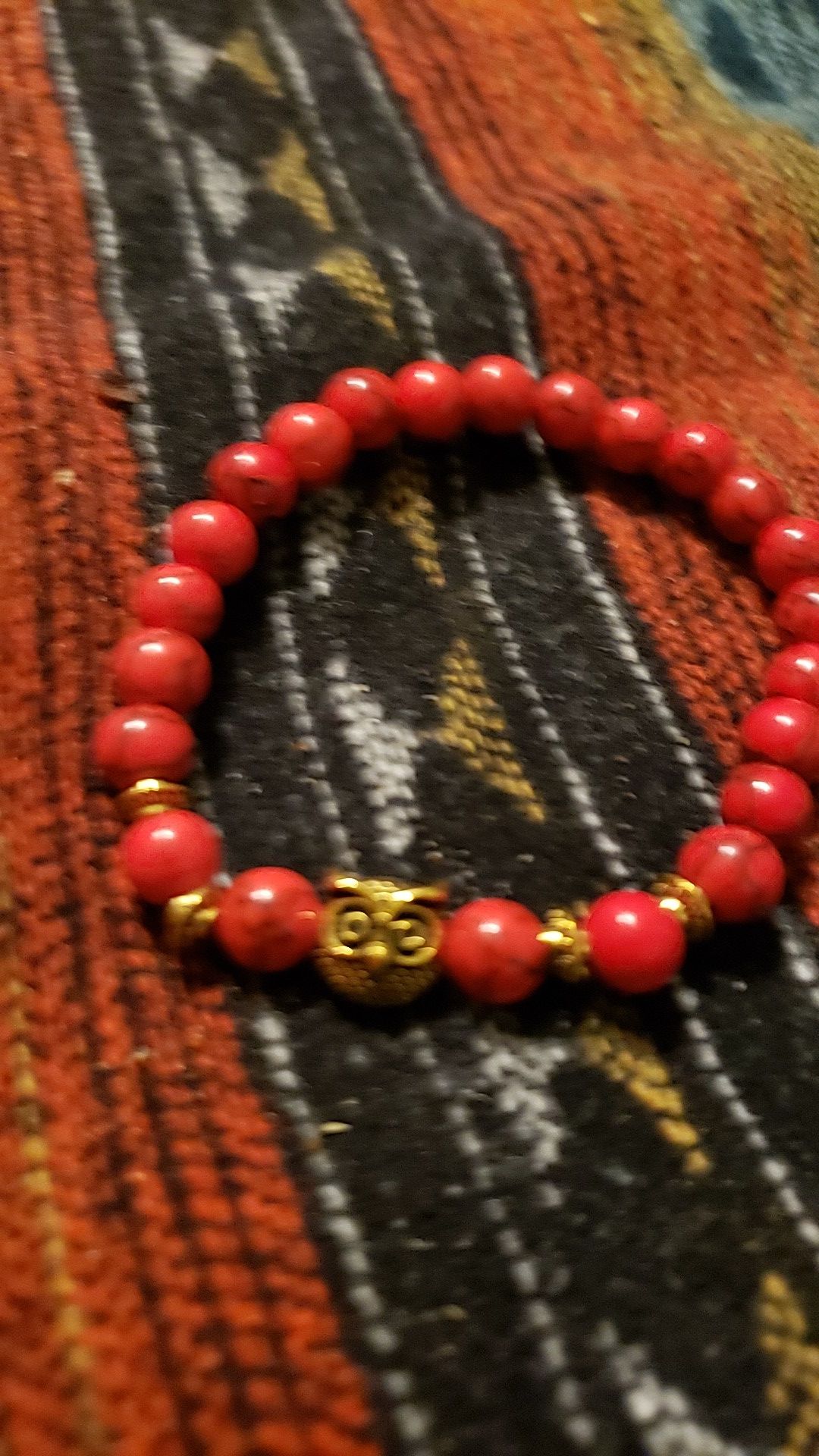 real stones unisex bracelet