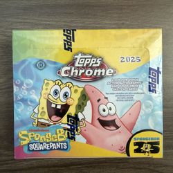 SpongeBob Topps Chrome Booster Box