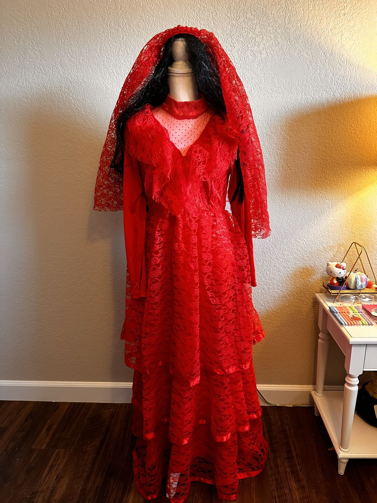 🎃Beetlejuice Lydia Deetz Costume Wedding Dress🎃