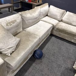 Custom Lee Industries sectional couch, used in media room, professionally cleaned, pet/smoke free