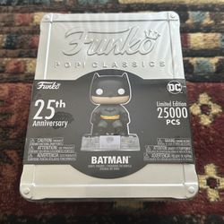 Funko Pop DC Comics BATMAN 25th Anniversary Exclusive Limited 25K Tin Box Set