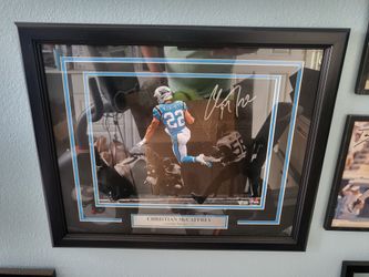 Christian Mc Cafferey Autograph Photo