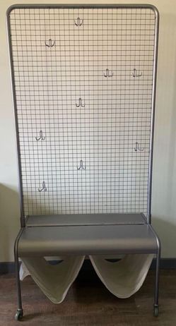 Metal Rack with Wheels