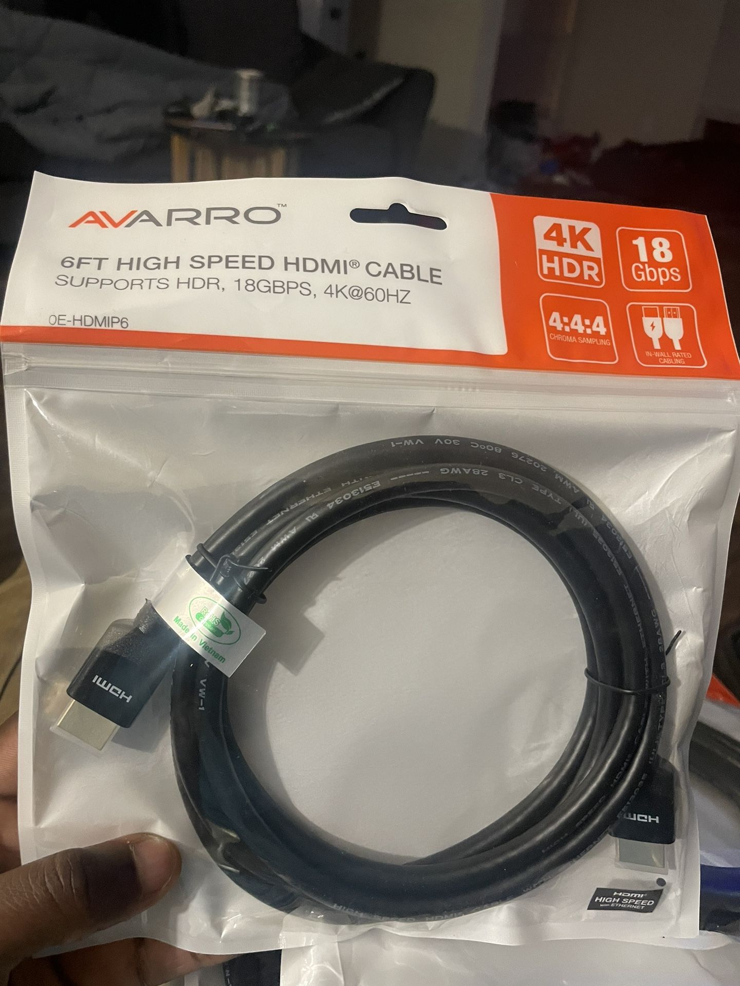 navarro 6ft high speed hdmi cable