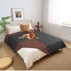 SUNNYTEX Waterproof & Reversible Dog Bed Cover Sofa, Couch Cover Furniture Protector for Pets,(82 *