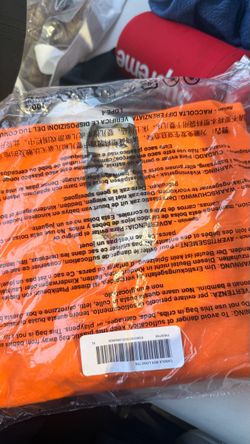 Supreme prayer Jesus tshirt orange xl