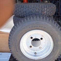 4 New Tires4.80/4.00  Size 8 $100