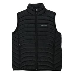 Marmot 600 Fill Down Puffer Vest Mens Medium M Black Jacket Insulated Full Zip