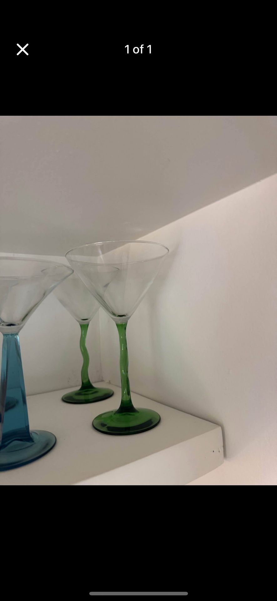 pair of martini glasses