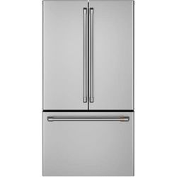 Open Box Cafe Stainless Steel French Door Counter Depth Refrigerator 