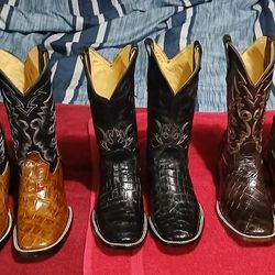 New custom Ostrich Boots size 10