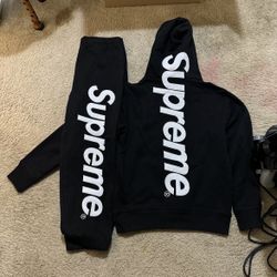 Black Supreme Sweatsuit