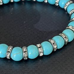Turquoise Bead Bracelet