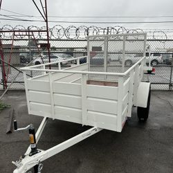 Carson Trailer Landscape  5 X 8 White 